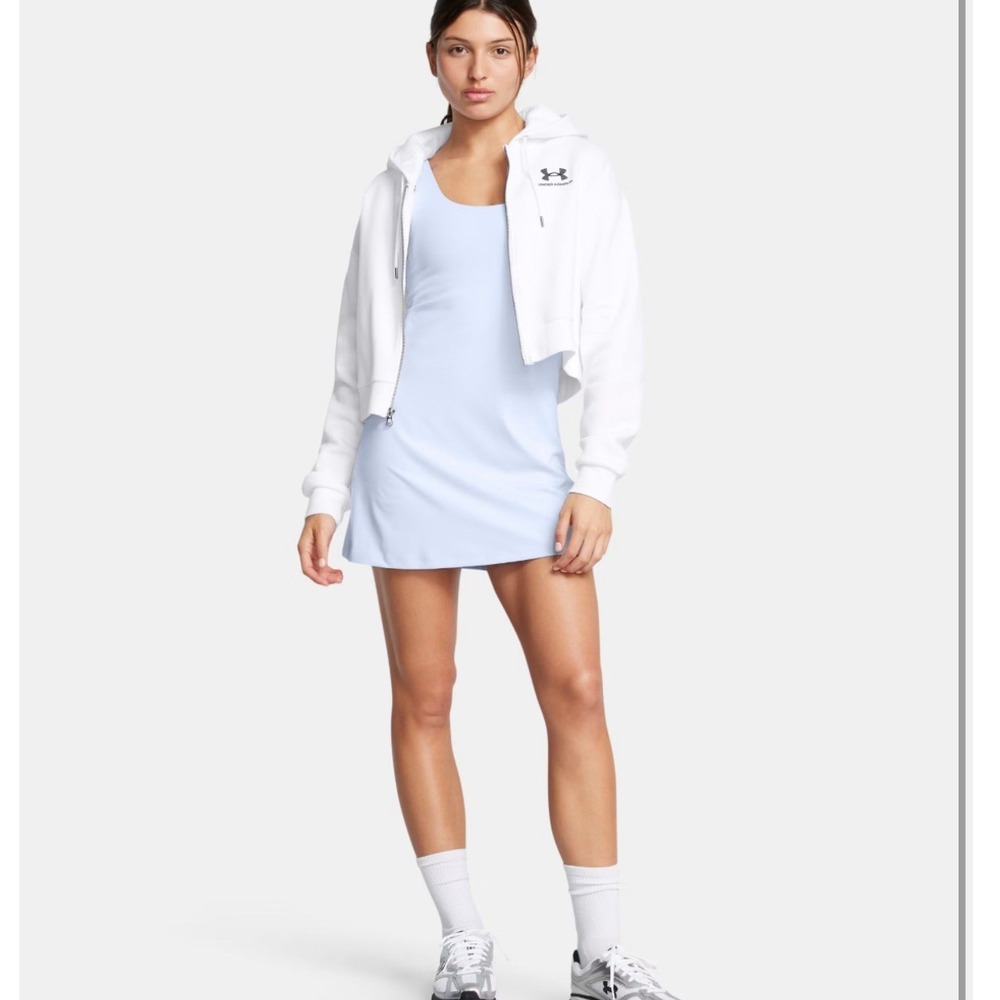 NWT Under Armour Motion Women's Dress Clr: Nimbus Blue/White Sz: Large